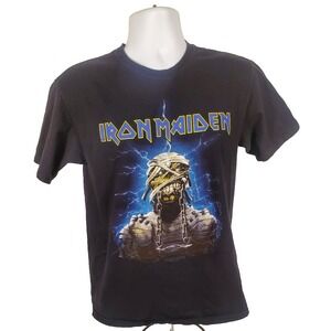 Iron Maiden "World Slavery‎ Tour 84/85" Single Stitch Black Shirt Adult M Remake